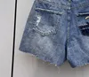 Women's Jeans Designer 2023 Summer New Denim Shorts Brand Hole Pants Casual Fashion Designers Cccc Birthday Mother's Day Gifts 8OAJ