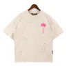 T-shirt clássico árvore impressão simples carta topo verão moda casual roupas de luxo camisa masculina alta qualidade unisex 08
