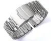 Bracelets de montre Bracelet de montre en acier inoxydable de haute qualité pour homme 20mm 22mm universel lien solide argent noir Bracelet pour TAG IW-C