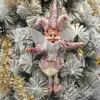 Juldekorationer Juldekoration 50 cm Elf Doll Toy Hanging Standed Decor Navidad Pendant Ornament for Home Year Gift for Kids 231121