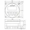 Timers TM618H DC 12V 24V AC 110V 120V 220V 230V VOLT VOLTAGEM SAÍDA DIGITAL 7 Dias semanal Programável Timer Timer Time Time Control 230422