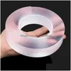 Tool Parts New Monster Tape Waterproof Wall Stickers Reusable Heat Resistant Bathroom Home Decoration Tapes Transparent Double Sided N Dhuio