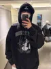 Men's Hoodies CZTOP Street Fashion GRAILZ PROJECT G/R Hoodie Edward Scissorhands Washed Quality Casual Loose High-Street Hooded Sweater