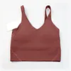 Lulus yoga -uitlijning sport beha gym kleding lululemens dames ondergoed tanks camis schokproof hardloopmode pictogram 23
