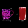 Kubki LED Flash Magic Color Zmiana Dragon Cup Woda Aktywna Woda Oświetlenie piwo kawa mleczna herbata whisky whisky bar kubek kubek prezent podróży taza 1pc 231121