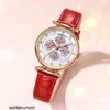 Rosdn Limited Watches Swiss Ruch Rosdn Women's Watch Fashion Watch Watch Simple Swan Steel Waterproof Waterproof Watch 3797 Red HBFM