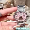 Klassiek merk Women Automatisch horloge vliegwiel Mechanische roestvrijstalen polshorloge 32mm281v