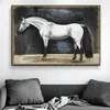 Pôster de cavalo saudita vintage, animais modernos, pintura em tela, arte de parede de cavalo, imagem para decoração de sala de estar, quadros sem moldura 1869