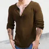 Pulls pour hommes 2023 printemps tricots hommes col en v pull couleur unie sous-couche pull haut musculaire