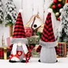 Décorations de Noël Poupée sans visage de Noël Gnome Doll Joyeux Noël Décorations pour la maison Ornement de Noël Noël Navidad Natal Année 2024 231121