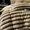 High-End-Pelzfleece-Klasse-A-Milchfleece-4-teiliges winterverdicktes Kaninchenhaar-Korallenfleece-Bettwäscheset