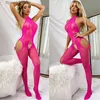 Chaussettes sexy Lingerie sexy Costumes érotiques maille résille bas de corps Lenceria Mujer érotique corps Transparent Mujer Body Hot Sexy Lingerie Q231122