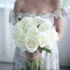 Künstliche Rosen, 50,8 cm, für Valentinstagsrosen, fühlen sich echt an, Seidenrosen, einzelne Kunstblumensträuße mit langem Stiel, für Zuhause, Hochzeit, Party, Dekoration