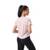 BL ample smock haut de sport costume de yoga léger pour femme respirant course minceur T-shirt à manches courtes grand costume de fitness BJ