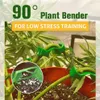 Otros suministros de jardín 30 unids 90 grados Planta Bender Reutilizable Clips de flexión Entrenador de crecimiento Twig Clamp Control de entrenamiento de bajo estrés Fi264u