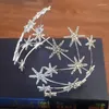 Hair Clips 1pcsEuropean And American Bride Star Crown Wedding Accessories Princess Band Dress