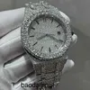 Watches Version AP VVS Moissanite Mens Automatic Silver Diamonds Pass Test Top Quality ETA Movement 904L Rostfritt stål Iced Out Sapphire Watch Waterproof Cy