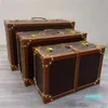 2023-Top Luxury Design For Men and Women Suitcases Storage Box Travel Bag Three Sizes Handmade