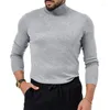 Men's Sweaters 2023 Autumn And Winter High-neck Knitted Base Shirt Cashmere Sweater Warm Underwear Pullover.