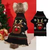 Dog Apparel PUPCA Christmas Costume Sweater Turtleneck Red Knitted Warm Pet Clothing Fancy Dress 231122