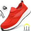 Dress Shoes Summer Breathable Work Safety Men Women Sneakers Light Steel Toe Indestructible AntiSmashing Boots 230421