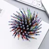 Navuls 100 kleuren Ballpint gel Penrefill Rod Multi Glitter Flash Gekleurde schilderij Inkpennen voor graffiti -tekening Stationery 230422