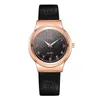 Orologi da polso Romantic Gradient Sky Watch Donna Lady For Woman Orologio da polso in pelle al quarzo casual Orologio da polso di lusso Montres Femmes