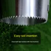 Other Garden Tools Thickened stainless steel seedling transplanter digging hole sowing tool planting vegetable gardening 230422