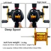 BAITCASTING REELS BAITCASTING REEL 7.2 1 växelförhållande Max dragkraft 8 kg Långt gjutningsfiskehjul 230421