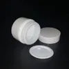 20G 30G 50G Glass Jar White Porcelain Cosmetic burkar med inre PP -foderskydd för läppbalsam ansiktskräm bbuev