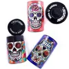 6cm*102cm skull pattern tobacco packing bottle vacuum plastic canister moisture-proof container sealed household storage box Fvjnu