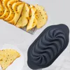 Moules de cuisson Meibum Swirl Design Moule à pain Toast Moules à pain en silicone de qualité alimentaire Moules à gâteaux Bundt Pound Cake Outils de cuisson Cuisine Ustensiles de cuisson 230421