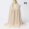 Vêtements ethniques We.Fine 2023 Mode Hijab pour femmes Soie glacée Respirant Femme musulmane Voile Prière Vêtement Couture Écharpe