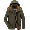 Erkekler deri sahte deri erkekler uzun kışlık ceketler ceketler kapşonlu rahat sıcak parkas 7xl iyi kaliteli erkek uyum kışlık ceketler çok cepli kargo ceketleri 231122
