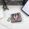 hot best quality canvas/genuinel leather cat short mens wallet with box s s wallet womens wallet purse credit card holder 95