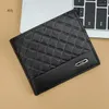 Wallets PU Leather Foldable Credit ID Cards Holder Zipper Bag Inserts Pictures License Coin Dollars Multifunction Purses Wallet