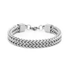 Bedelarmbanden megin d roestvrij staal titanium zware hiphop weemachtige punk bangle polsband ketting armband voor mannen dames paar vrienden