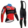 2020 Team Schweiz Cycling Jersey Bibbs Pants Set Ropa Ciclismo Mens Winter Thermal Fleece Pro Bike Jacket Maillot wear239h