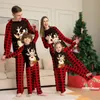 Familjsmatchande kläder Xmas Family Matching Pyjamas Set Cute Deer Kid Baby Family Matchande Mor Father Son Christmas Family PJ's Dog Clothes Scarf 231122