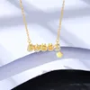 S925 Silver Sweet Letter Pendant Necklace Jewelry Fashion Women Shiny 3A Zircon Plated 18k Gold Collar Chain Necklace for Women Wedding Party Valentine's Day Gift SPC