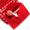 Décorations de Noël 5pcs lettre sac de bonbons décoration père noël feutre enveloppe broderie pour la maison ornement d'arbre enfants cadeaux de vacances approvisionnement 231121