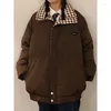 Vestes pour femmes 2023 Parka manteau mode basique coton doudoune hiver doux et épais loisirs col montant