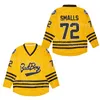 Hockey Movie Notorious Jersey 10 72 Biggie Smalls Bad Boy Badboy Team Home Black Yellow College All Stitched Vintage For Sport Fans University Retire Pullover