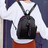 学校のバッグ韓国スタイルの女性ミニバックパックオックスフォードショルダーバッグ10代の女の子のための多機能小さなバグパック女性電話ポーチ