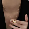 Naszyjniki wiszące Koreańskie akcesoria biżuterii dla kobiet luksusowy naszyjnik perłowy