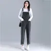 Kvinnors jeans denim Jean Casual Fashion Suspenders Pants Loose Pocket Harem Brand Overalls axelremmar Big L5xl 6xl 7xl 8xl 230422