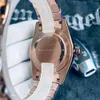 Tani tydzień Rose Gold Data Watch zegarek ze stali nierdzewnej Najlepsze automatyczne mechaniczne markowe zegarki dla mężczyzn
