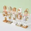 Jul 2024 NYA 12 cm Scallion Pink Gold and Silver Series 5 Walnut Clip Christmas Puppet Puppe 5ft Five Piece Set