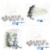 Candles 100Pcs Candle Wicks 3 8Cm Long With Tabs Making Supplies Pretabbed Cotton Core Ready To Use Drop Delivery Home Garden Otr5A