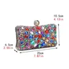 Kvällspåsar bling strass Kvällsväska Crystal Diamond Ladies Dinner Clutch Bag Fashion Banket Wedding Party Shoulder Handbag Money Bag 231122